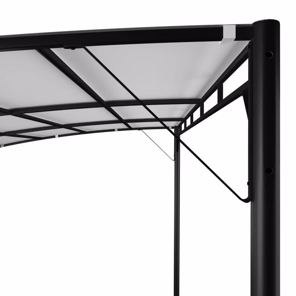 Berkfield Home Garden Sunshade Awning in Beige, W: 300 cm, D: 300 cm, H: 255 cm – 2