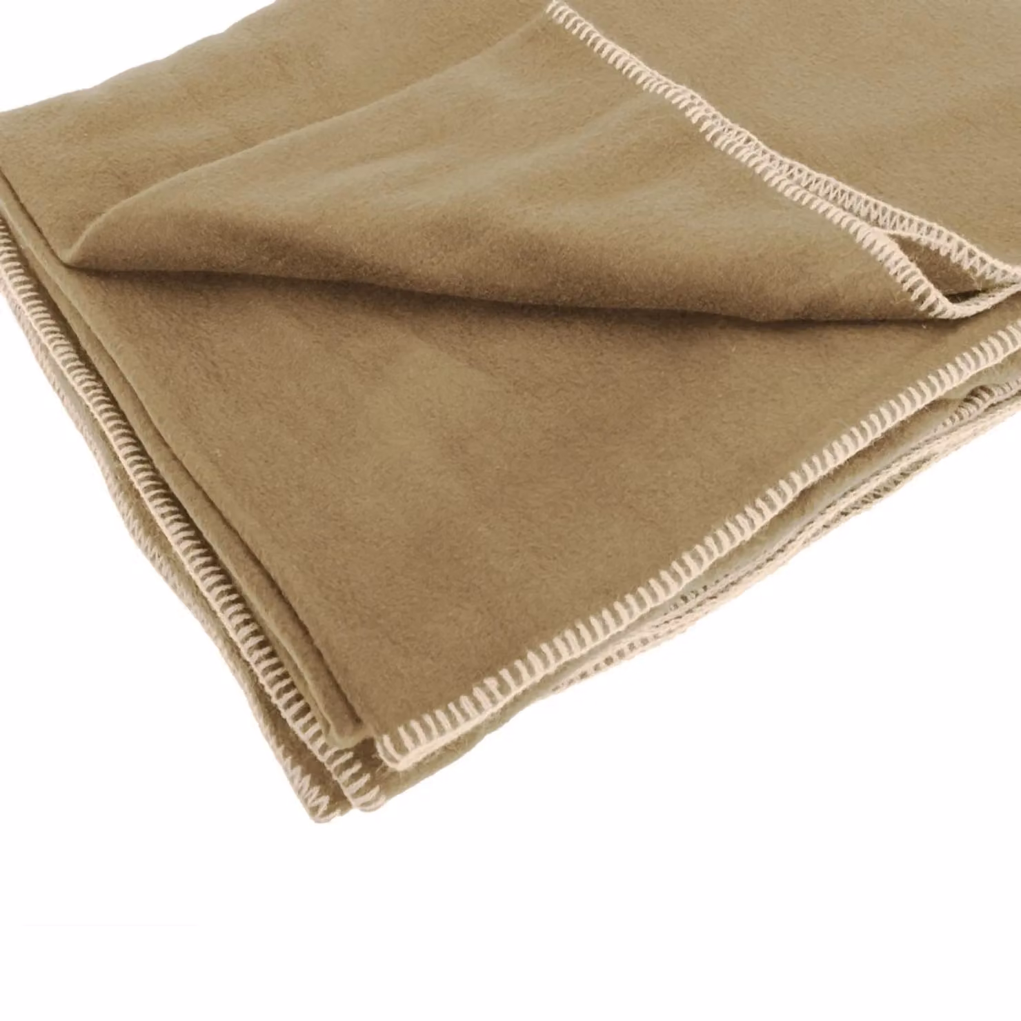 Result Plain Warm Outdoor Fleece Blanket Pack of 2 in Beige – 2