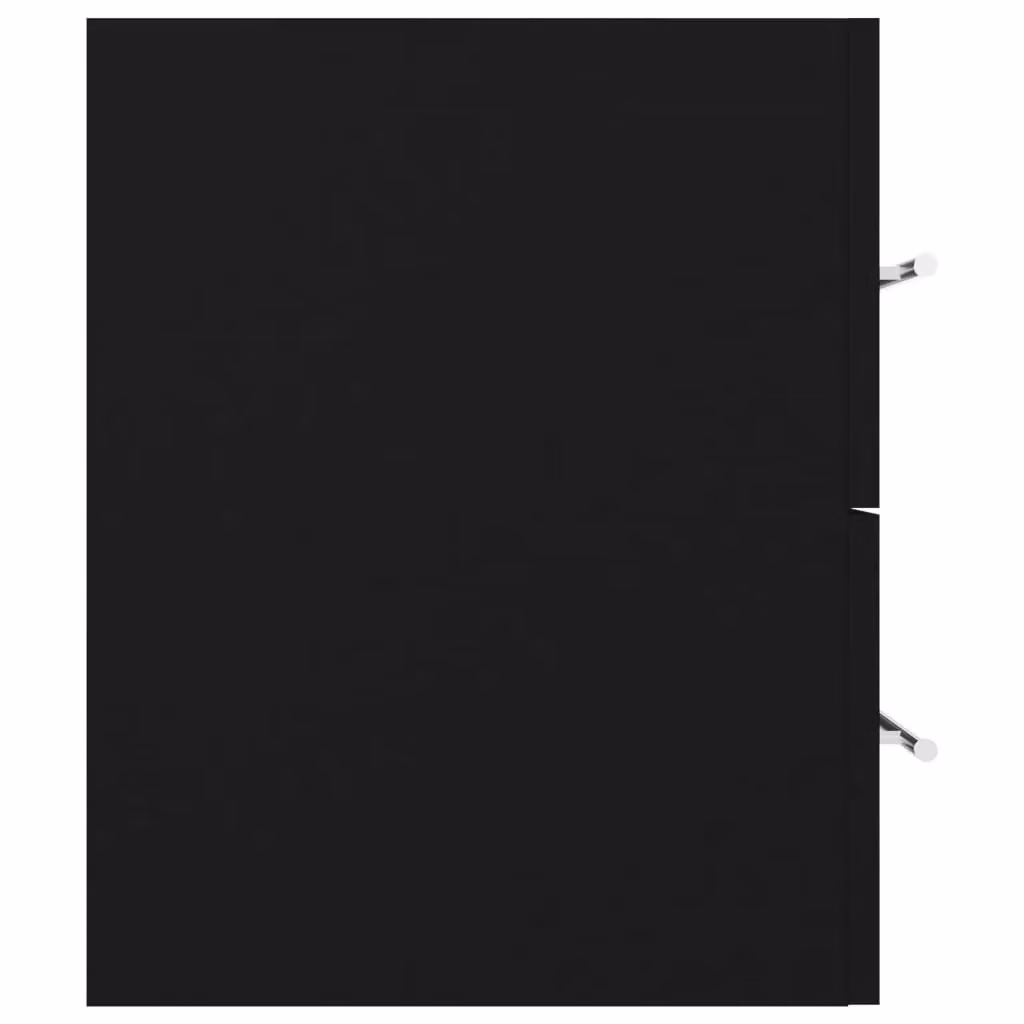 Berkfield Home Sink Cabinet in Black, W: 100 cm, D: 48 cm, H: 38.5 cm – 3
