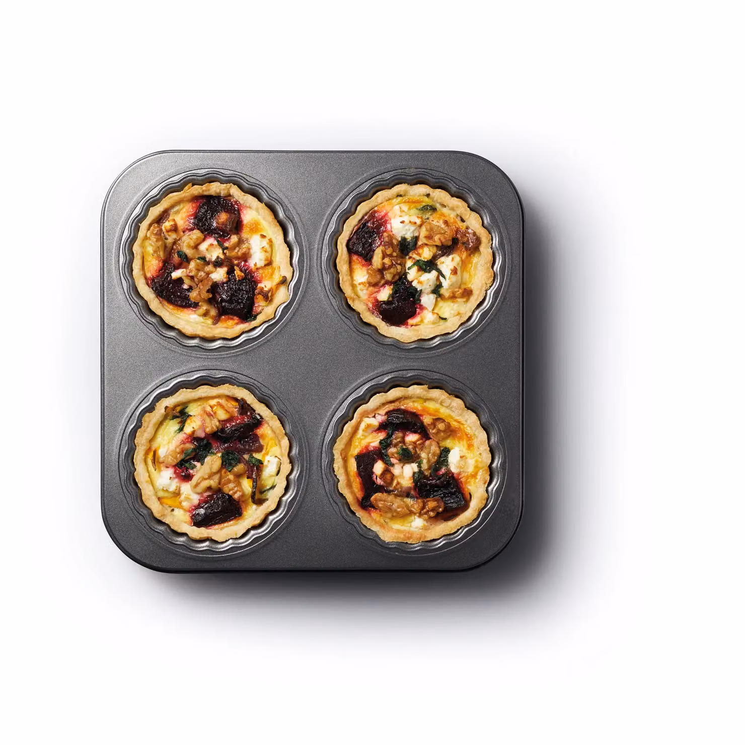 MasterClass Non-Stick Loose Base Fluted Tart Tin, 26cm, Black – 3