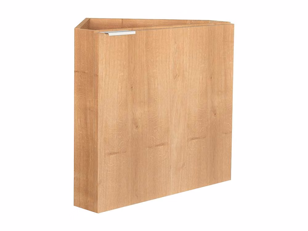 MANODO Corner Suspended Light Oak Hand Basin Unit – 2