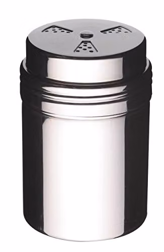 KitchenCraft Adjustable Stainless Steel Icing Sugar, Chocolate and Flour Shaker, Silver, W: 6 cm, D: 9 cm – 1