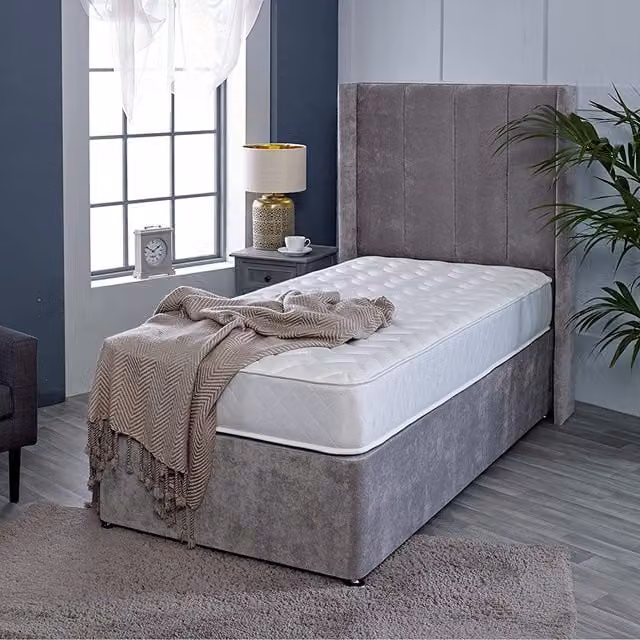 Starlight Beds Junior Hybrid Spring Mattress, White, Soft, H x W x D: 18 x 75 x 175 cm
