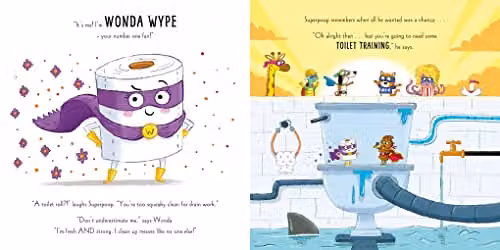 Superpoop Needs a Number Two by Hodder & Stoughton, Multicolour Paper Book – 2