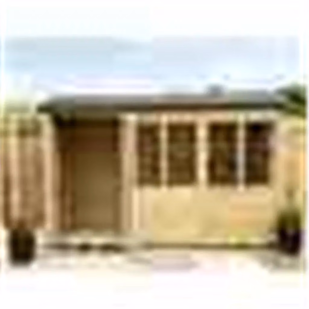 Marlborough Reverse Pressure Treated Apex Summerhouse with Short Windows in Natural Wood, W/D/H: 365.76 x 304.8 x 228.6 cm – 2