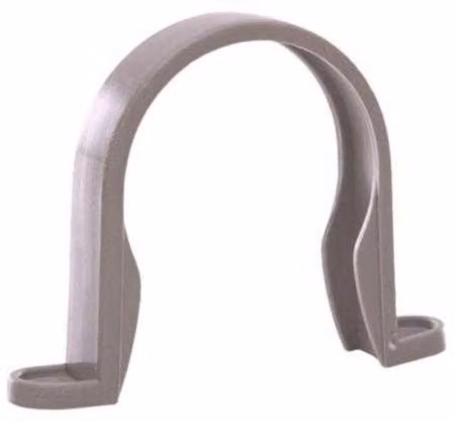 Davant Grey Pipe Clips, Pack of 10