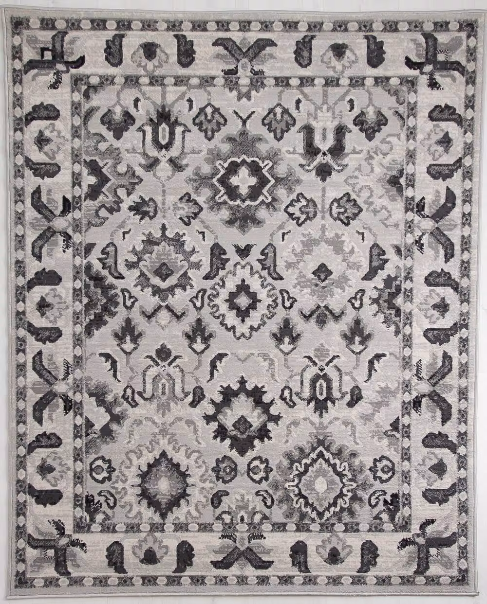 DS Living Roma Heritage Anthra Rug in Grey, W: 160 cm, D: 230 cm – 3