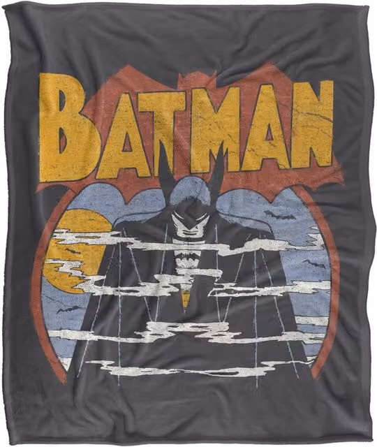 LOGOVISION DC Originals Foggy Silky Touch Super Soft Fleece Throw Blanket, Multicolour, W: 91.44 cm x L: 147 cm – 6