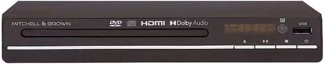Mitchell Brown DVD Player with HDMI and SCART Function, Black