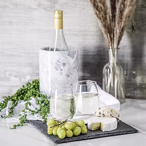 LAV Gaia Stemless Wine Glass Set, 12 Pieces, Transparent – 2