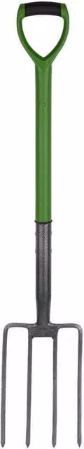 Havendro Heavy Duty Rustproof Carbon Steel Digging Fork in Green