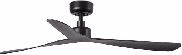 Netlighting Rocker Ceiling Fan, Matt Black, 132 cm