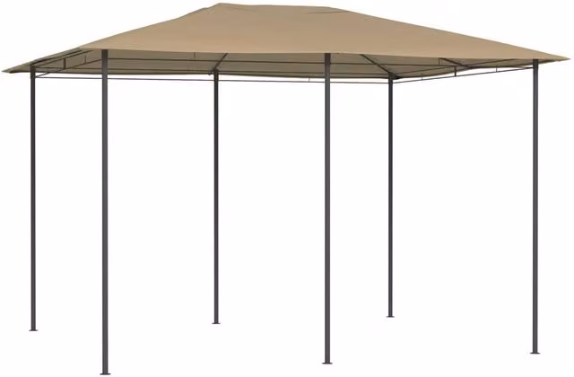 Berkfield Home Gazebo in Beige, W: 300 cm, D: 300 cm, H: 260 cm – 1