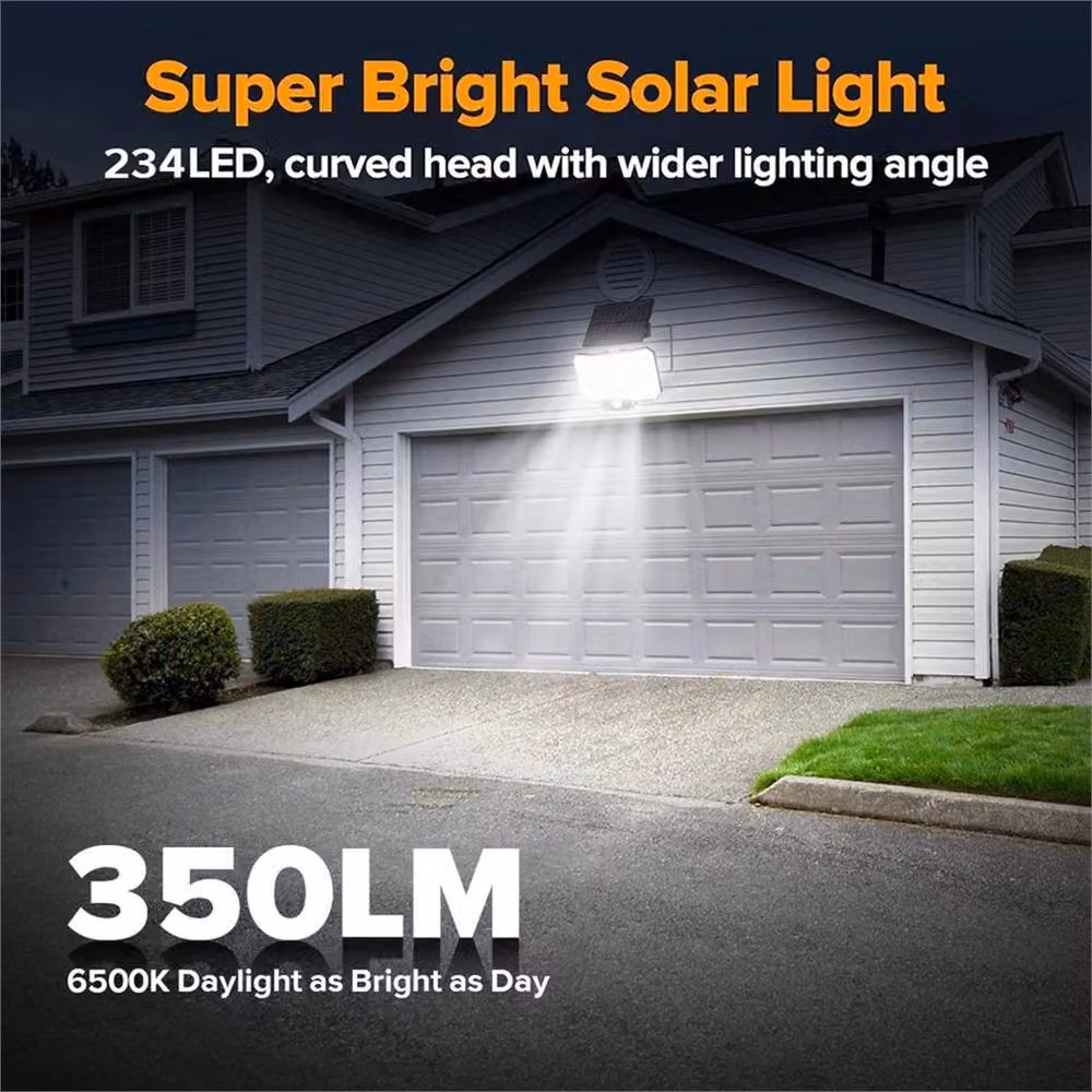 Nordara Solar LED Wall Light with PIR Motion Sensor and Remote Control in White – 4