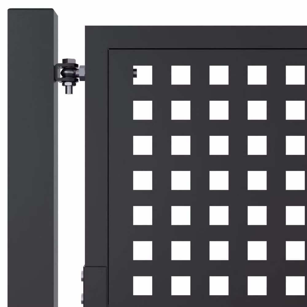 Berkfield Home Durable Steel Garden Gate in Anthracite, W: 105 cm, H: 250 cm – 5