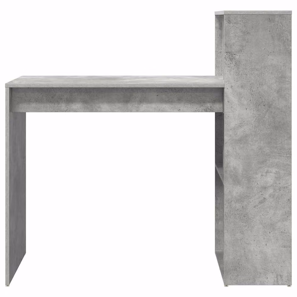 Berkfield Home Modern Writing Desk in Concrete Grey – 4