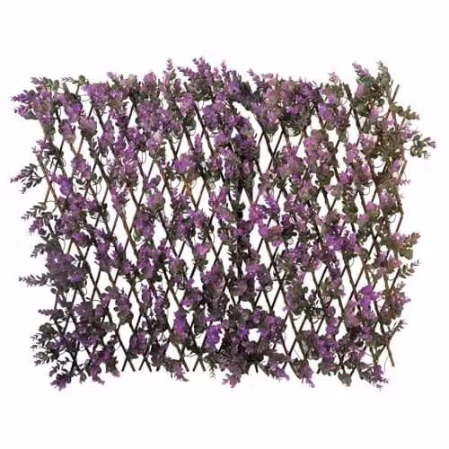 mysmartbuy Artificial Purple Flower Trellis W/H: 180 x 60 cm – 1