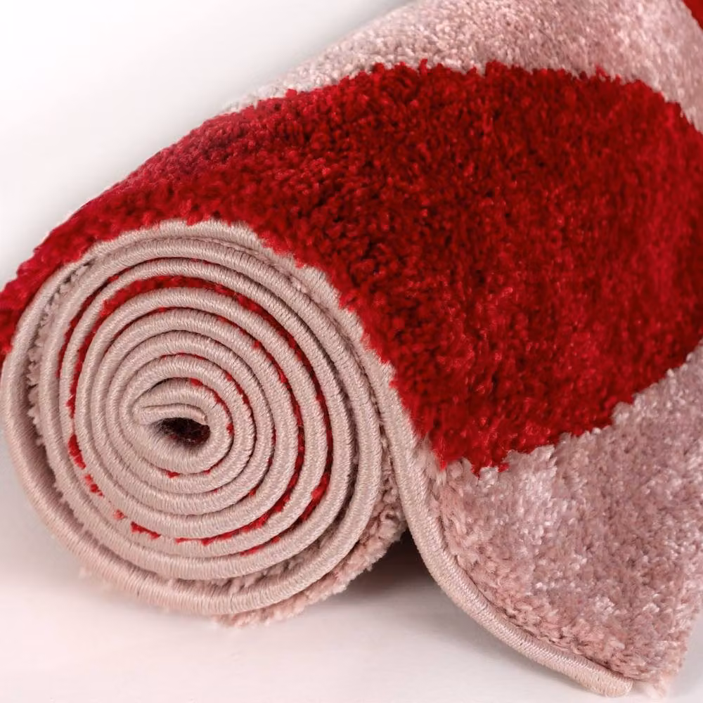 THE RUGS Joli Striped Soft and Dense Pile Pink Rectangular Rug, W: 120 cm, L: 170 cm – 5