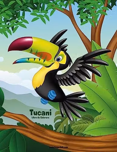 Tucani Libro da Colorare 1: Volume 1 Colouring Book for Children, Multicolour