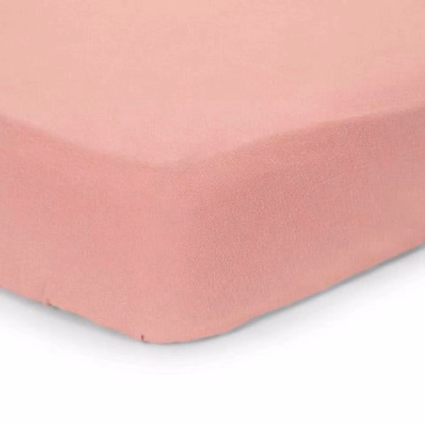 Little Dutch Organic Cotton Single Fitted Sheet in Pure Sage Green, W/D/H: 90 x 200 cm – 2
