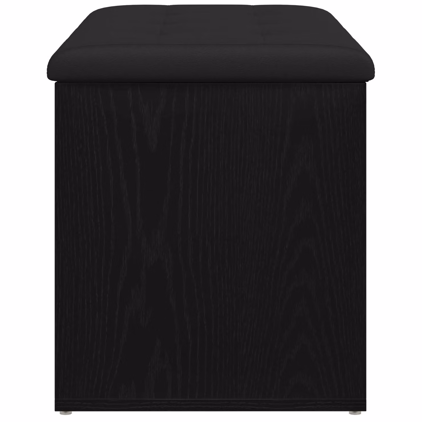 Berkfield Home Black Oak Storage Bench W/D/H: 80 x 40 x 45 cm – 5