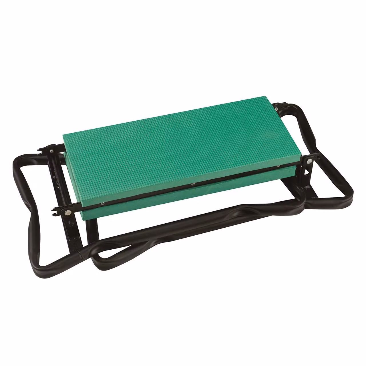 mysmartbuy 2-in-1 Folding Garden Kneeler and Seat with Metal Frame and Padded Cushion, Green, H49 x W60 x D27 cm – 2