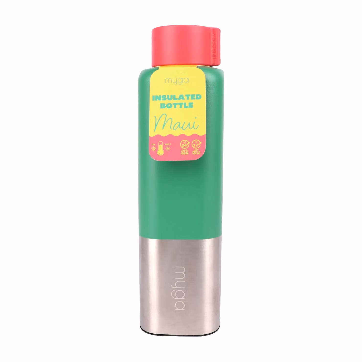 Myga Maui Insulated Water Bottle, 650ml, Green – 2