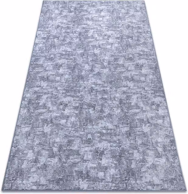 RugsX Solid Wall-To-Wall Rug in Grey, W: 150 cm x D: 100 cm – 1
