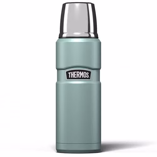 Thermos Stainless King Vacuum Insulated Flask, Blue, 470ml