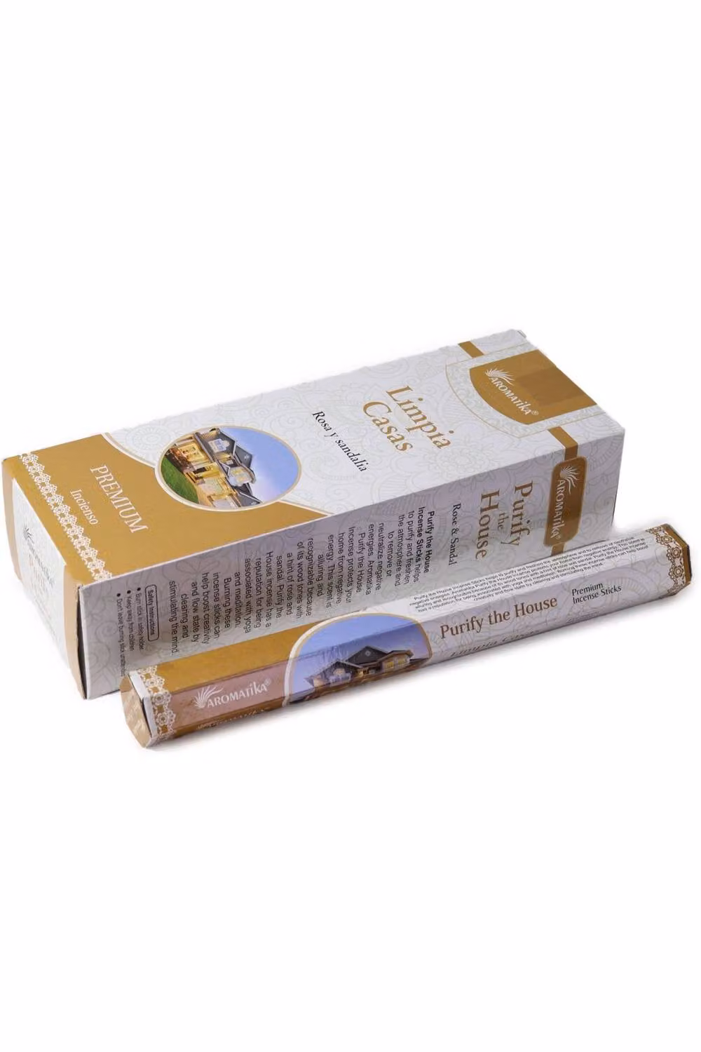 KDMD Aromatika Charcoal-Free Hexagonal Incense Sticks in Brown – 2