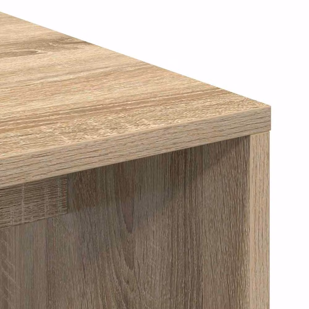 Berkfield Home Sonoma Oak Writing Desk in Brown – 4