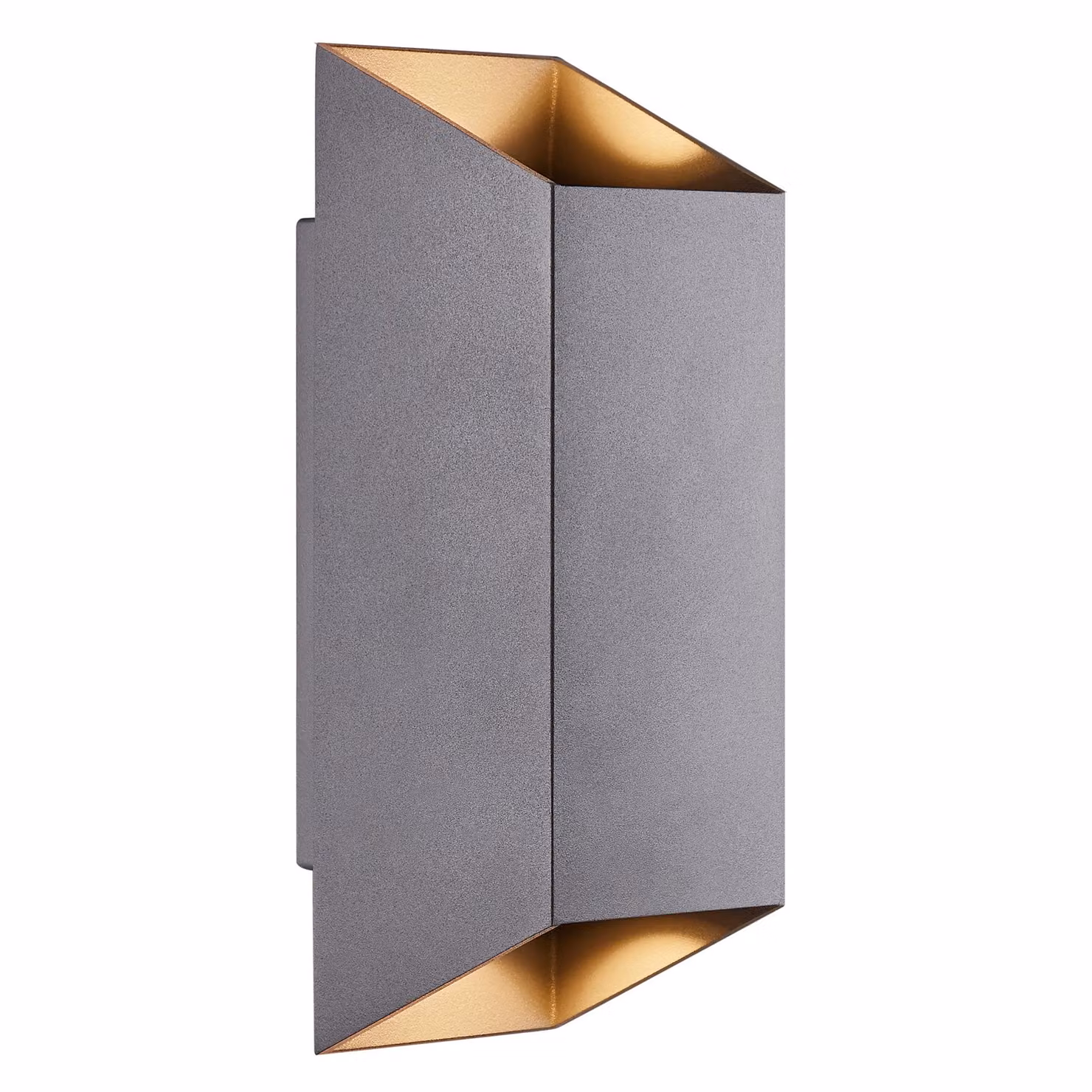 Nordlux Nico Modern Square Outdoor Wall Light in Black Metal with Up and Down Effect, GU10, IP54, Mains Powered – 2