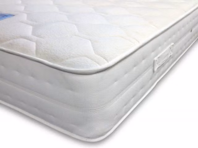 Highgrove Twin Comfort Hybrid Memory Foam Mattress with Temperature Regulation Knit Fabric, White, W/D/H: 120 x 200 cm