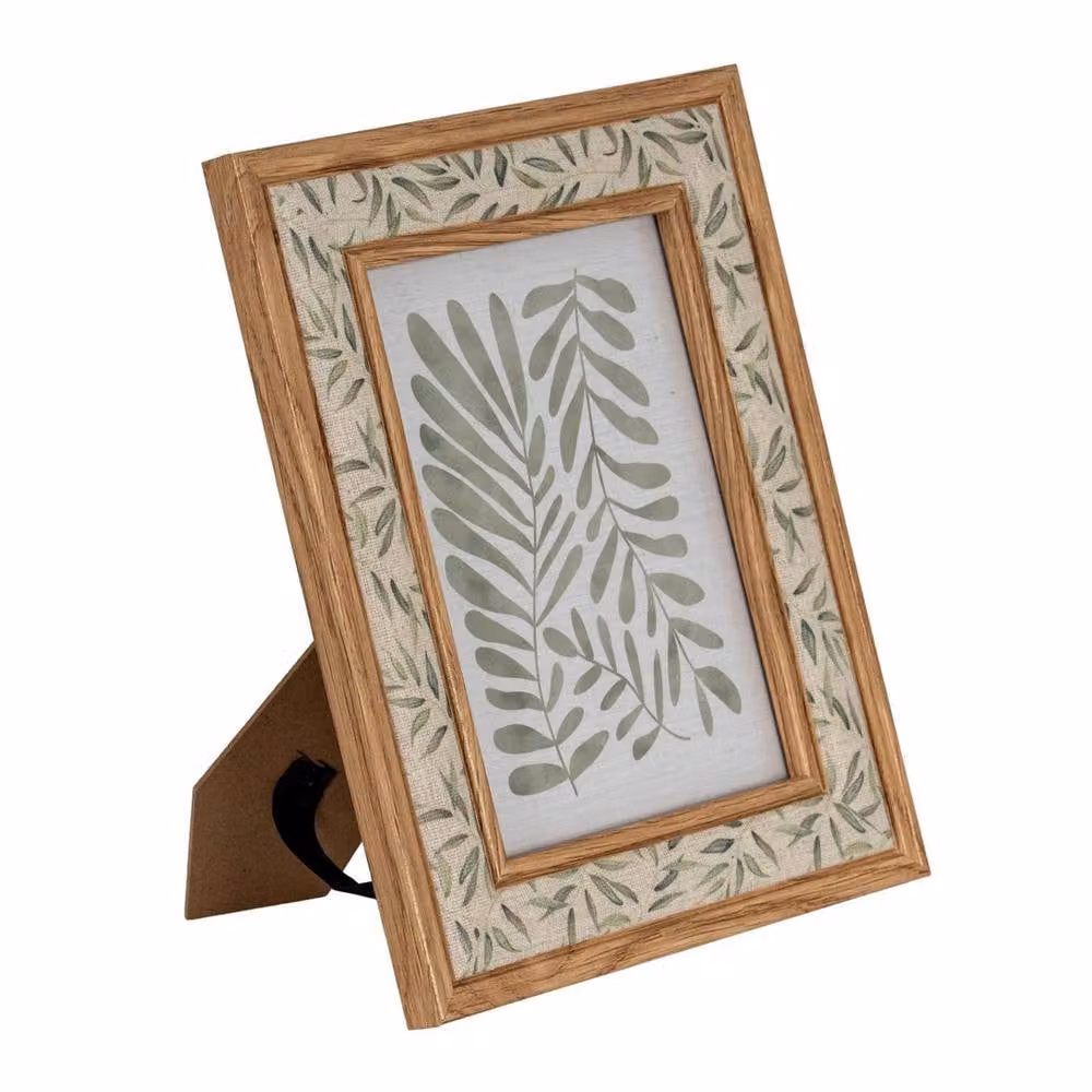 Lemon Pavilion Furniture and Decor Tundra Rectangular Wood Photo Frame, Brown, 5x7 inch – 1