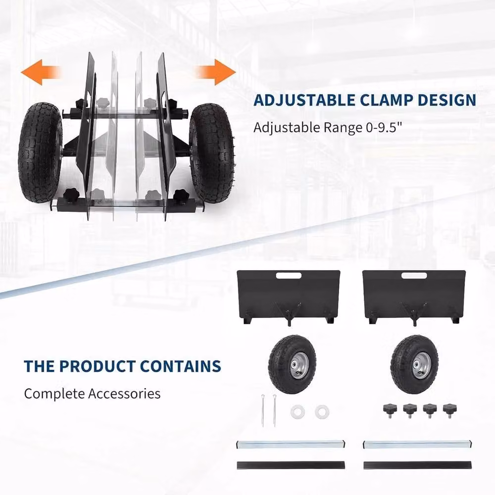 Havendro Drywall Trolley Plasterboard Sheet Cart Dolly in Black – 4