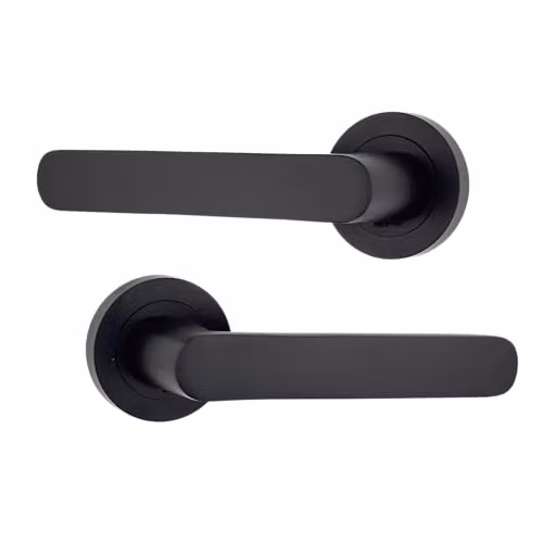 AXS Hardware Harlem Internal Lever Door Handle Pack in Matt Black – 3