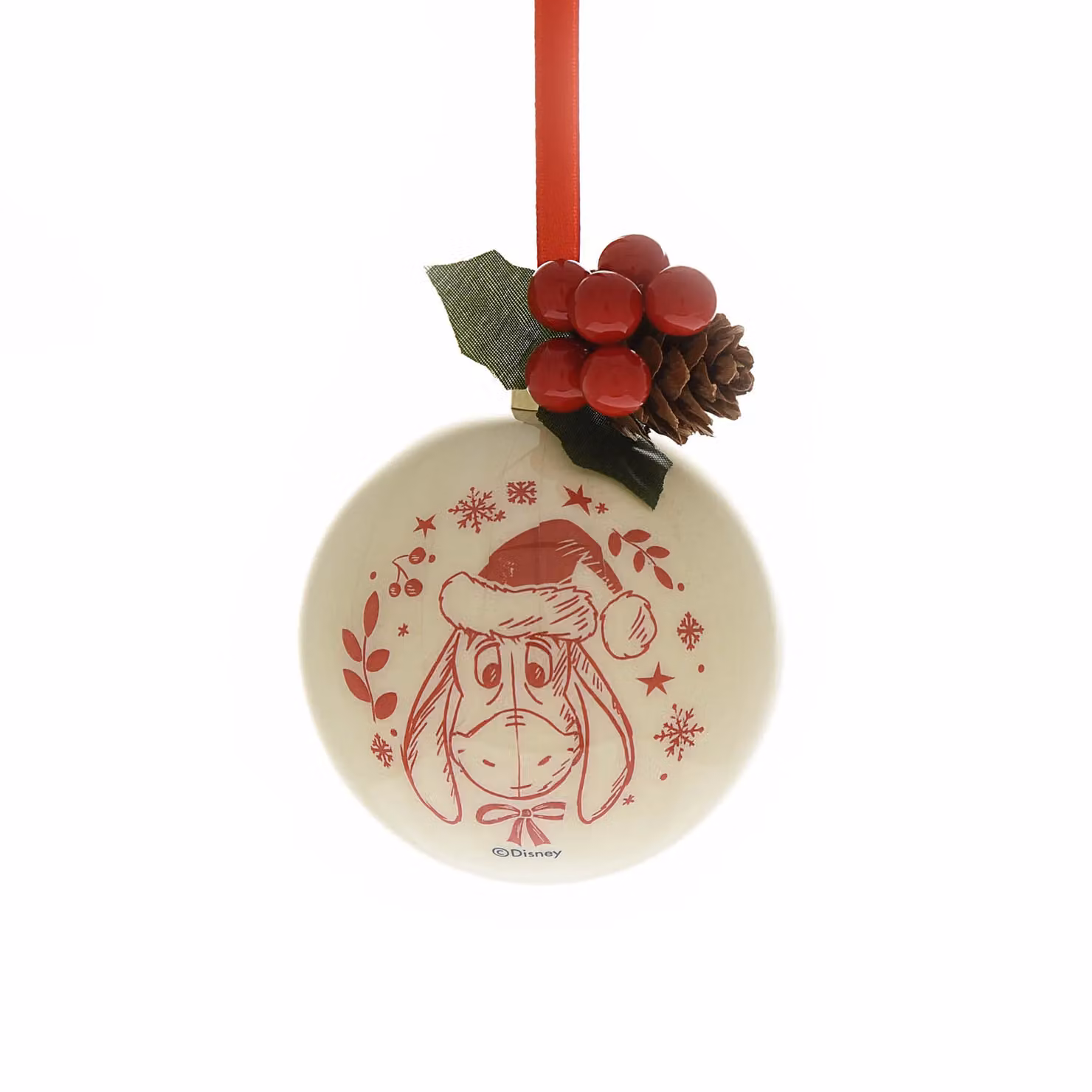 Disney Winnie the Pooh Set of 4 Multicolour Ceramic Christmas Baubles – 2