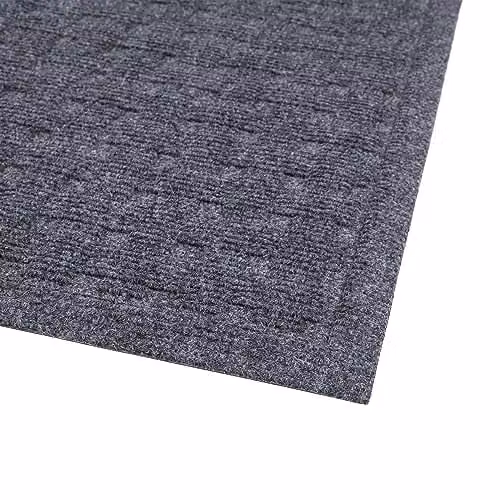 Nicola Spring Heavy Duty Dirt Trapper Door Mat, Grey, W: 60 cm, D: 40 cm, H: 1 cm – 4