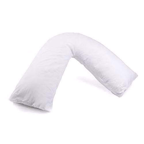 Belledorm Hotel Suite Premium Microfibre Hypoallergenic V-Shaped Support Wedge Pillow, White
