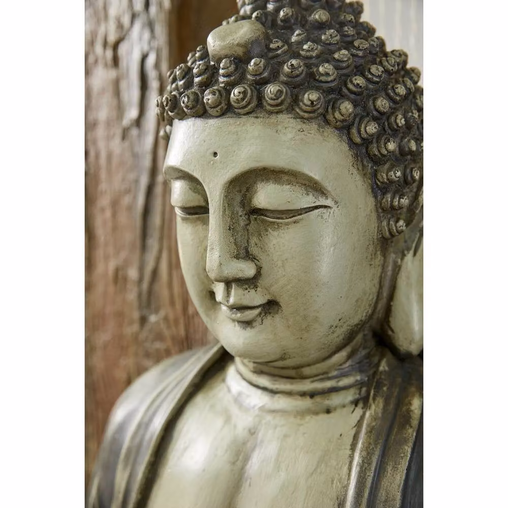 Altico Garden Products Ltd Halo Buddha Water Feature, Brown, W: 69 cm, D: 56 cm, H: 152 cm – 3