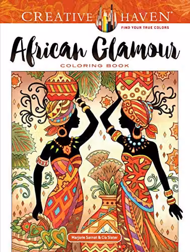 Creative Haven African Glamour Multicolour Colouring Book
