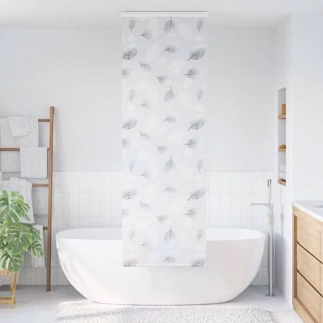 Berkfield Home Grey Opaque Shower Roller Blind with Cassette, W/H: 60 x 240 cm