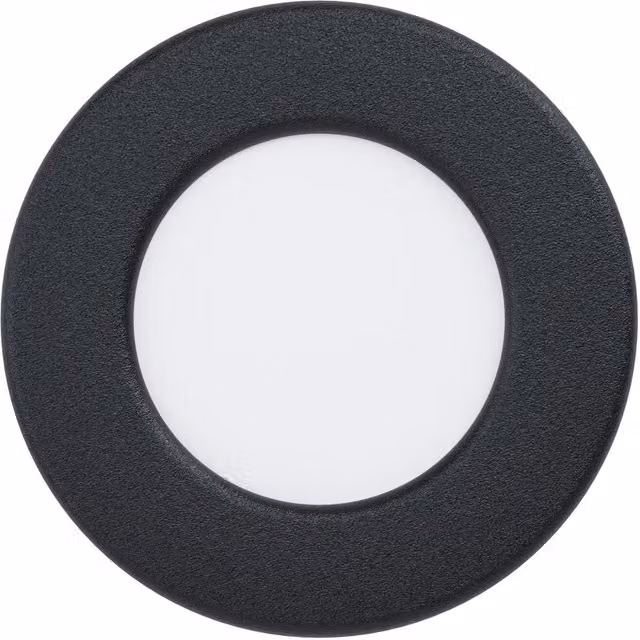 Loops Black Round LED Recessed Wall and Ceiling Flush Downlight 2.7W – 2