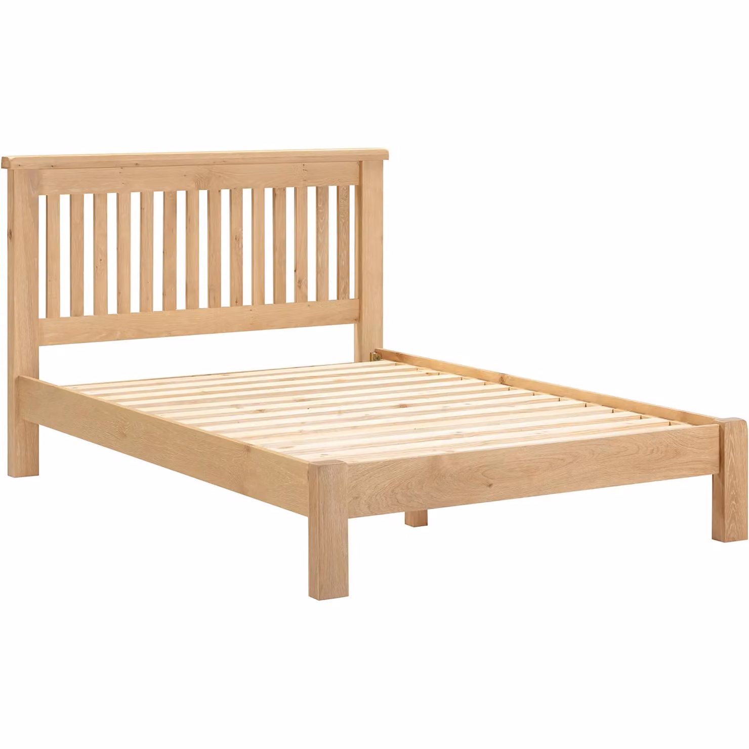 Seconique Windsor Double Bed in Light Oak, W/D/H: 140 x 200 x 137 cm – 2