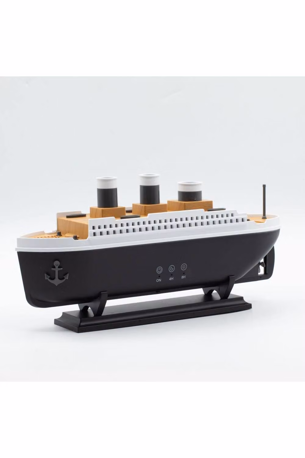 KDMD Ship Model Puff Aroma Diffuser with Colour Changing LED Timer in Black – 2