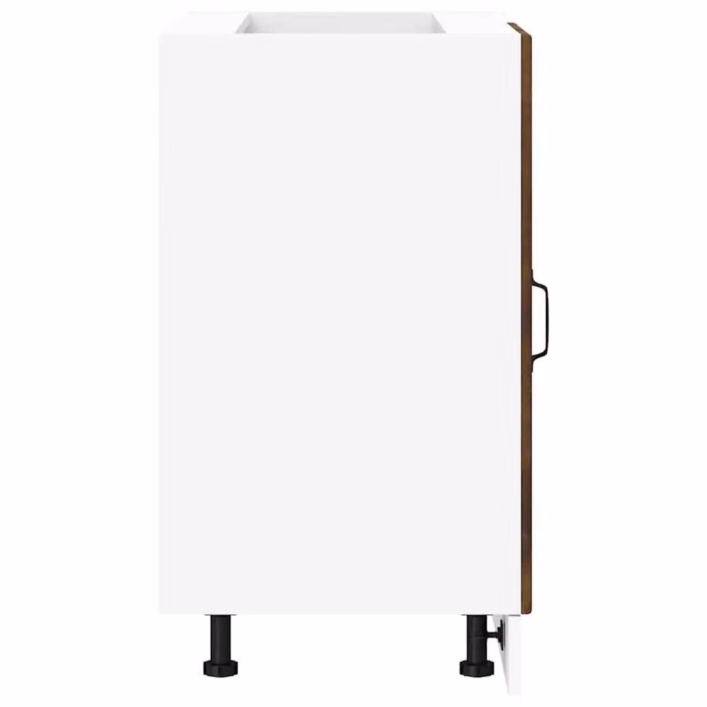 Berkfield Home Kalmar Kitchen Base Cabinet in Smoked Oak Brown, W/D/H: 81.5 x 46.0 x 86.0 cm – 3
