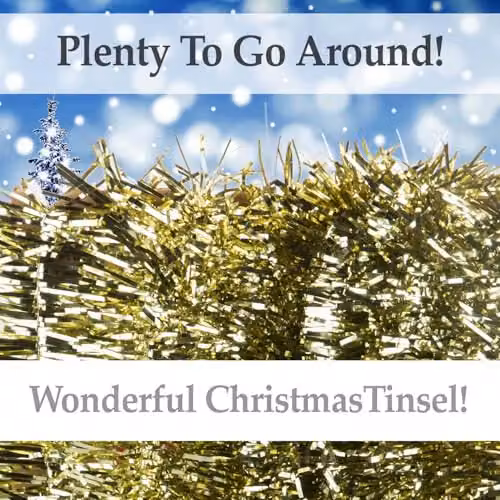 VFM Christmas Tinsel Decorations in Gold, Red and Silver – 5