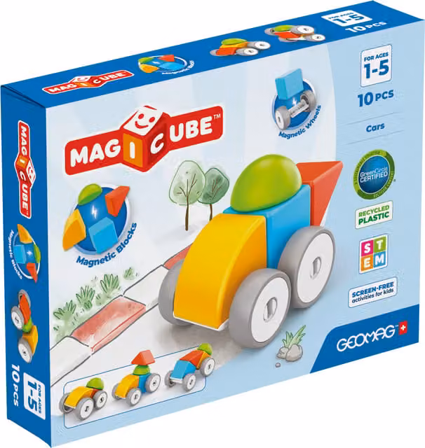 Geomag Multicolour and Green Connecting Blocks for Creative and Cognitive Development