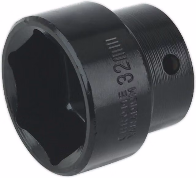 Loops 32mm Forged Impact Socket 1/2 Inch Sq Drive Chrome-Vanadium Wrench Socket