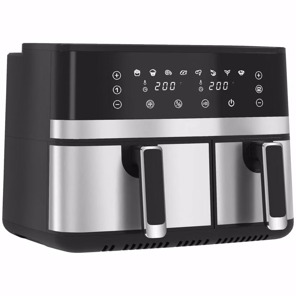 STILVORA Dual Basket Air Fryer with Sync Function in Black – 5